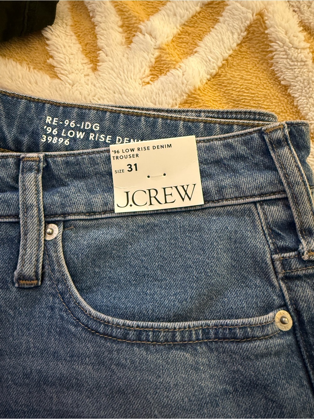 J. Crew ‘96 Low Rise Denim Trouser